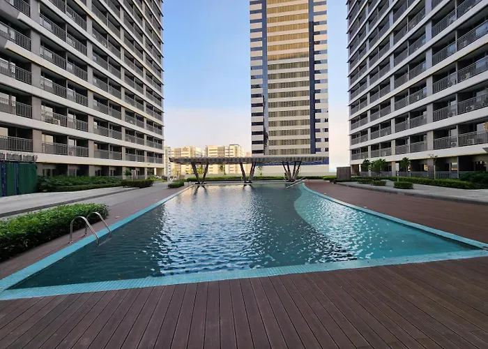 Luxe 1br With Wifi, Karaoke And Balcony Near Sm Megamall Apartment *