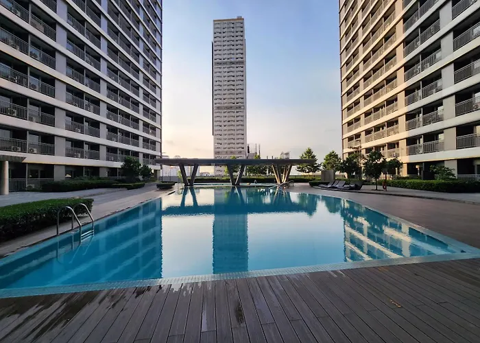 Apartment Luxe 1br With Wifi, Karaoke And Balcony Near Sm Megamall Manila