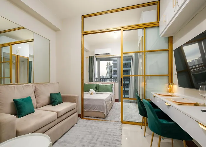 Luxe 1br With Wifi, Karaoke And Balcony Near Sm Megamall Apartment